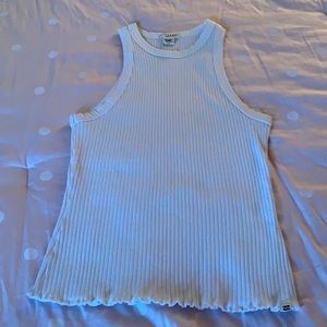 billabong cote white sleeveless top.